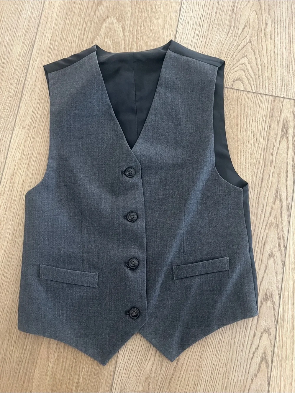 Classic Men's Charcoal Gray Dress Vest